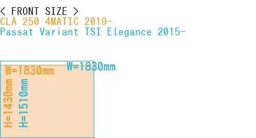 #CLA 250 4MATIC 2019- + Passat Variant TSI Elegance 2015-
